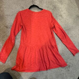 LOGO by Lori Goldstein Coral Textured Top